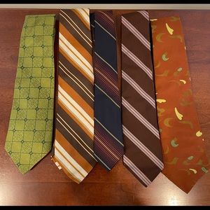 Lot of Vintage Neck Ties Lot 5B
